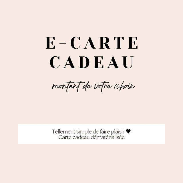 E-Carte cadeau